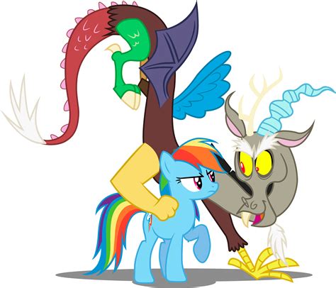 Rainbow Dash And Discord By Jakage On Deviantart