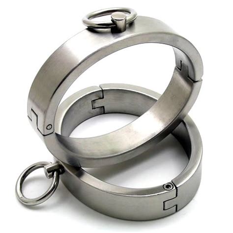 male stainless duty ankle restraints ovoid olivary oval shaped 76 99 customized stainless