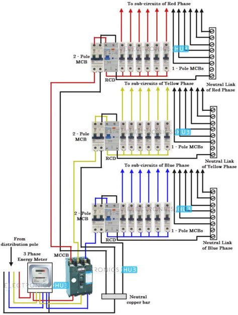 phase meter panel wiring diagram