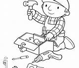 Coloring Pages Construction Tools Tool Printable Science Gardening Box Site Signs Handy Manny Getcolorings Kids Color Print Colorin December sketch template