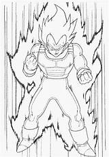 Dbz Saiyan Trunks Goku Vegeta Desenhos Colorier Popular sketch template
