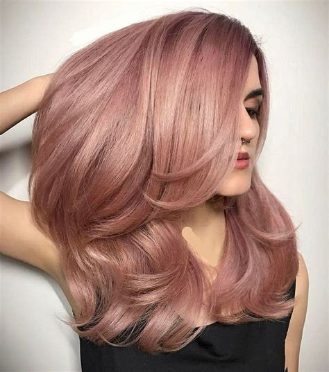 20 Rose Gold Hair Color Ideas For Women Haircuts And Hairstyles 2018