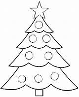 Tree Christmas Coloring Template Trees Pages Drawing Printable Kids Outline Preschoolers Preschool Xmas Blank Simple Presents Clipart Color Templates Toddler sketch template