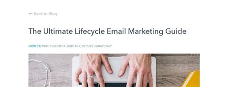 ultimate lifecycle email marketing guide