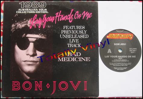 Totally Vinyl Records Bon Jovi Lay Your Hands On Me Bad Medicine