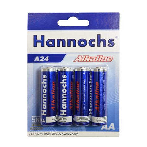jual baterai battery hannochs alkaline aaa  pcs shopee indonesia