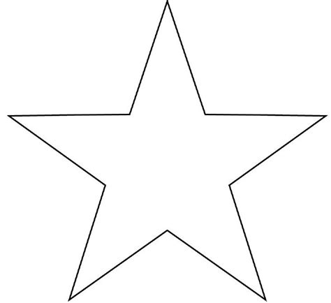 large star printable template