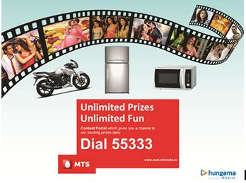 mts launches mts contest zone lets  win prizes everyday