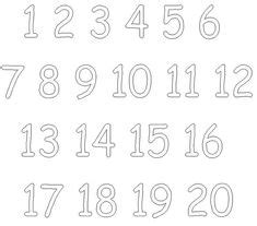 bubble numbers images  printables bubble numbers number