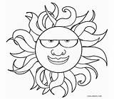 Sun Coloring Pages Moon Template Drawing Printable Kids sketch template
