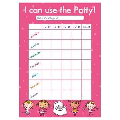 printable potty sticker chart