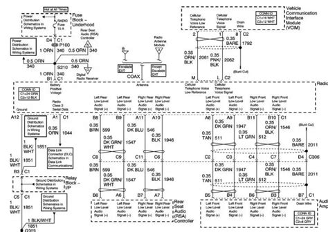 bose speaker system  wiring diagram    silverado sierra  gm truckscom