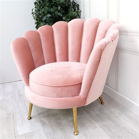 pink velvet bedroom chair nicky cornell