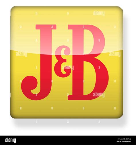 jb scotch logo   app icon clipping path included stock photo royalty  image