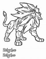 Pokemon Solgaleo Cartoon Bubakids Kleurplaten Brindibou Pokémon sketch template