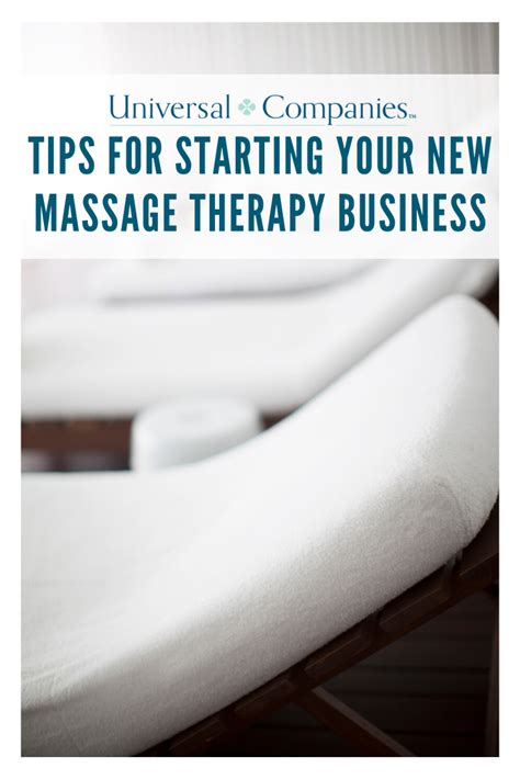 important tips for starting your new massage therapy business with