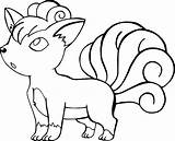 Pokemon Vulpix Coloring Pages Type Print Fire Cute Color Printable Kawaii Drawing Children Getcolorings Alola Go Getdrawings Ice sketch template