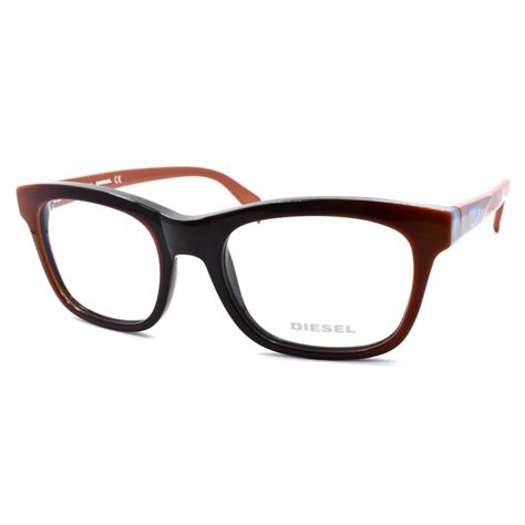 Diesel Dl5079 050 Unisex Eyeglasses Frames 53 19 145 Brown Gradient