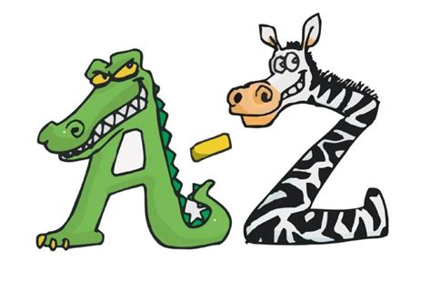 animal letters clipart    clipartmag