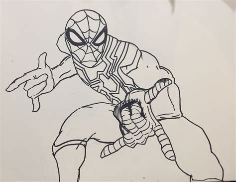 spider man iron spider suit coloring page iron spider suit coloring