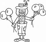 Clown Clipart Coloring Circus Cliparts Funny Clip Clowns Outline Pages Cute Drawing Silly Color Carnival Transparent Library Jeep Kim Birthday sketch template