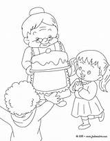 Mamie Coloriage Colorir Desenhos Vovó Fete Des Meres Avós sketch template