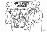 Coloring Pages Scout Girl Selling Cookie Cookies Brownie Scouts Printable Girls Sell Getcolorings Supercoloring Crafts Colorings Top Drawing Color Print sketch template
