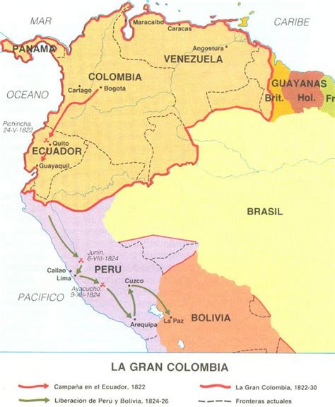 la republica de la gran colombia   el sueno de simon bolivar