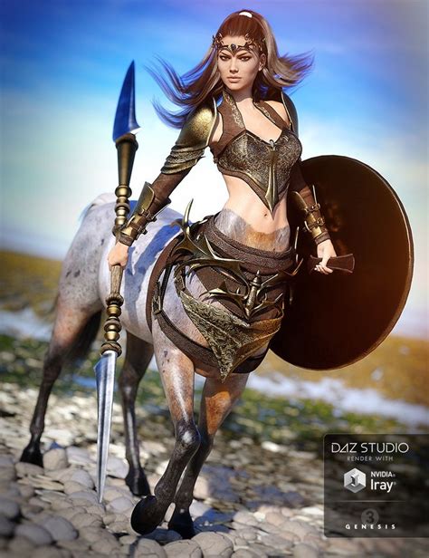 centaur 7 female pro bundle 3d models and 3d software by