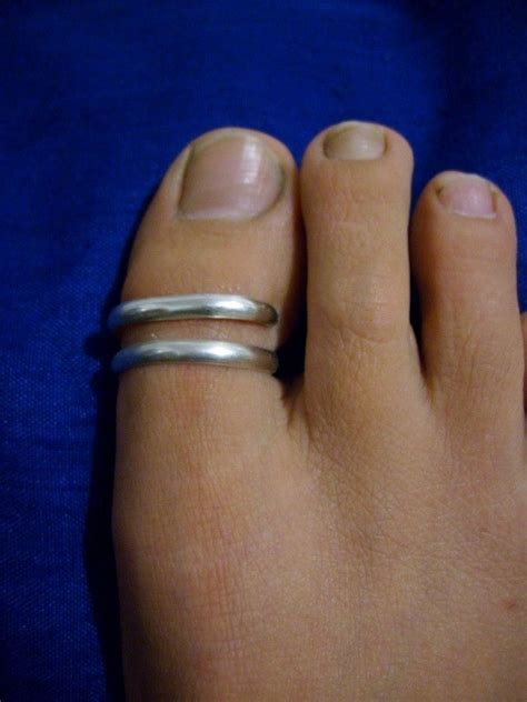 Creative Toe Ring Big Toe Ring Solid Silver By