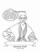 Sojourner Truth Forced sketch template