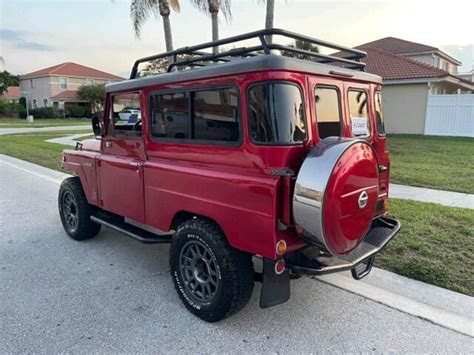 nissan patrol red wd manual classic nissan patrol   sale