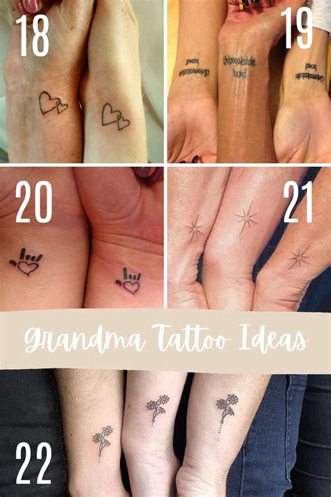 beautiful honoring grandma tattoos ideas tattooglee sweet tattoos