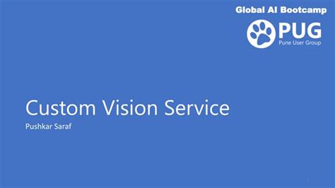 custom vision service global ai bootcamp