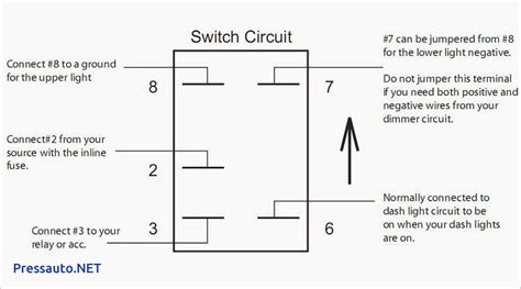 rocker switch  light wiring diagram