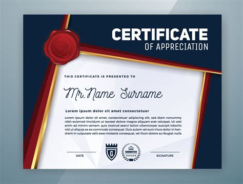 professional certificate templates  word sample professional template
