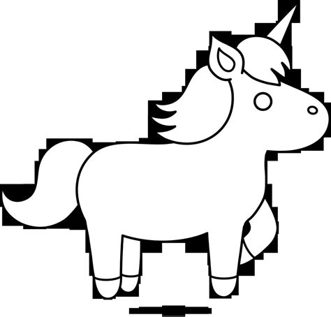 simple unicorn outline bubakidscom