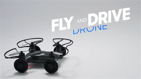 sharper image toy  flydrive drone remote control dual function vehicle  ghz long range