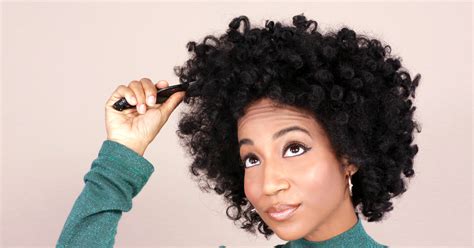 Curly Hair Teased Voluminous Hairstyle Tutorial