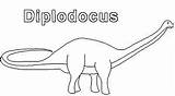 Diplodocus Pages Coloringpagesonly Coloring sketch template
