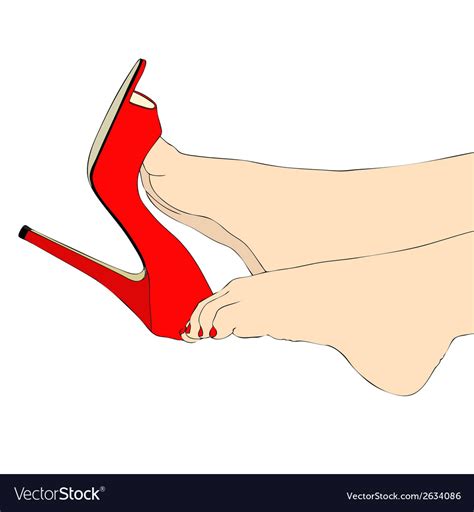 Legs And Sexy Shoes Royalty Free Vector Image Vectorstock