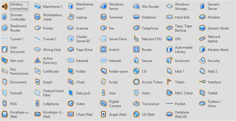 visio icon   icons library