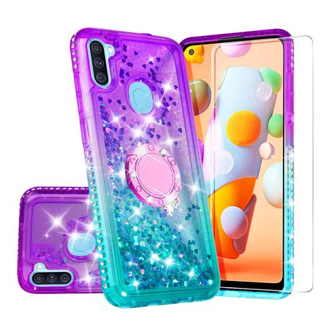 soga rhinestone liquid quicksand cover cute girl phone case  samsung galaxy  case