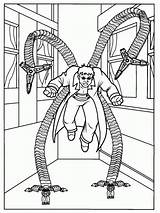 Coloring Spiderman Pages Octopus Doctor sketch template