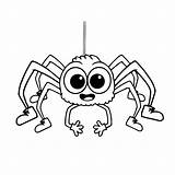 Spinnen Kleurplaat Spinnenweb sketch template