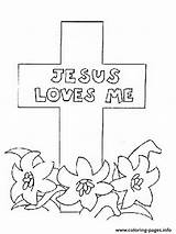 Friday Good Coloring Pages Kids Printable Color Pintables Easter Sunday Cross Print Jesus sketch template