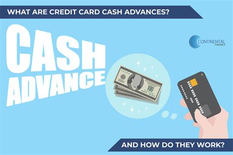 credit card cash advances     work