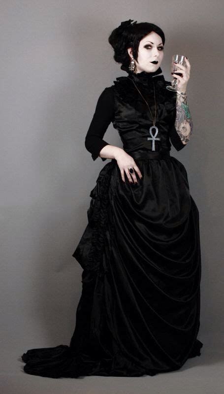 neo victorian gothic black goth women s dresses american