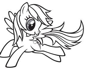 unicorn coloring pages rainbow dash coloring pages