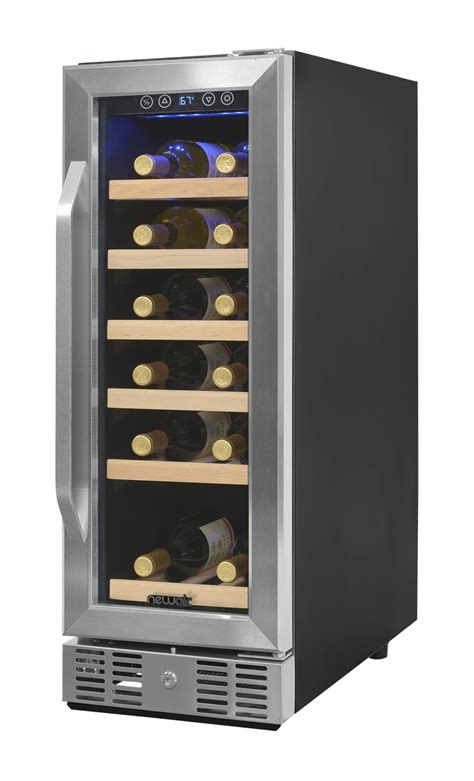newair  bottle wine cooler fridge  tempered glass door wine